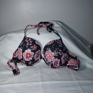 Shade & Shore Ample Purple Floral Light Lift Bikini Top